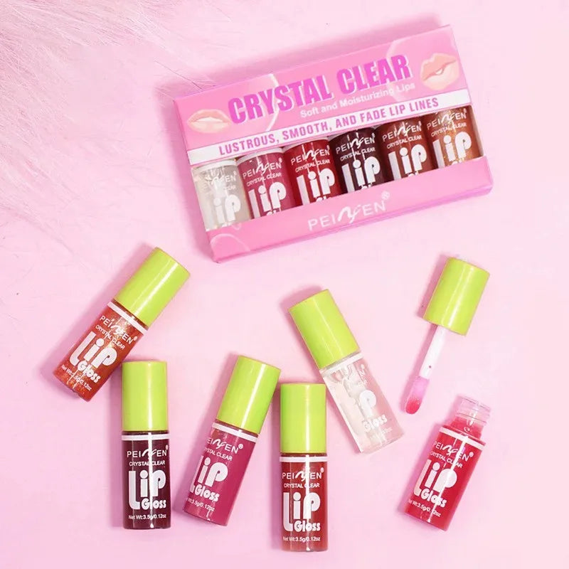 Gloss Repulpant LISVE – Coffret de 6 Gloss Hydratants & Effet Brillance